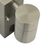 Външна стенна лампа Сребрист 6,5 x 10,5 x 16 см