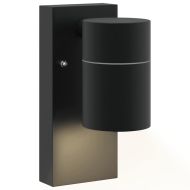 Външна стенна лампа Черно 6,5 x 10,5 x 16 см