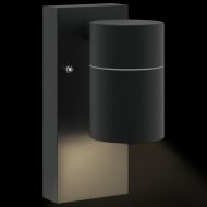 Външна стенна лампа Черно 6,5 x 10,5 x 16 см