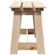 Външна пейка Естествен 119 x 47 x 35 см Масивно дърво от бор
