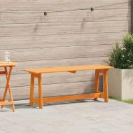 Външна пейка Кафяво 119 x 47 x 35 см Солидно борово дърво