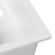 Кухненска мивка Бяло 21 x 44 x 14 см Гранит