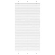 Плисирана щора Бяла 110x200 cm Ширина на плата 109,4 cm