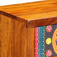 Нощен шкаф 2 pcs Кафяво 40 x 35 x 35 см Солидно акациево дърво