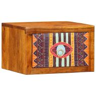 Нощен шкаф с чекмедже 2 pcs Кафяво 35 x 30 x 22 см