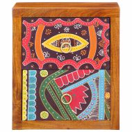 Нощен шкаф Кафяво 35 x 30 x 40 см Солидно акациево дърво