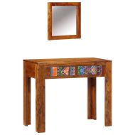 Тоалетка Кафяво 90 x 45 x 75 cm Солидно акациево дърво