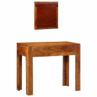 Тоалетка Кафяво 90 x 45 x 75 cm Солидно акациево дърво