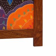 Разделител за стая Меден кафяв 105 x 1,5 x 160 см