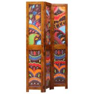 Разделител за стая Меден кафяв 105 x 1,5 x 180 см