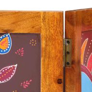 Разделител за стая Меден кафяв 105 x 1,5 x 180 см