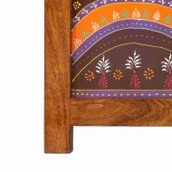 Разделител за стая Меден кафяв 105 x 1,5 x 180 см