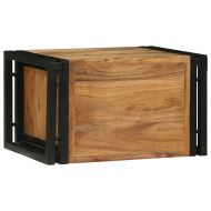Винен рафт 2 бр. 46 x 35 x 27,5 см Солидно акациево дърво