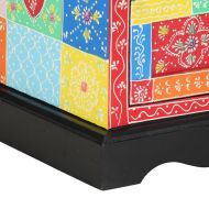 Нощен шкаф Многоцветен 40 x 35 x 45 см Солидно мангово дърво