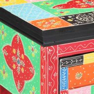 Конзолна маса с чекмедже Многоцветен 80 x 35 x 76 см