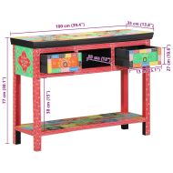 Конзолна маса с чекмедже Многоцветен 100 x 30 x 77 см