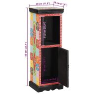 Шкаф с чекмеджета със съхранение Многоцветен 30 x 30 x 90 см