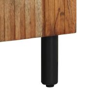 Шкаф за мивка в баня Солидно акациево дърво 38 x 33 x 160 см