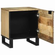 Нощен шкаф 2 pcs Натурално 40 x 33 x 46 см Инженерна дървесина