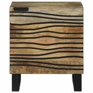 Нощен шкаф 2 pcs Натурално 40 x 33 x 46 см Инженерна дървесина