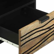 Нощен шкаф с чекмедже 2 pcs Кафяво 40 x 33 x 46 см