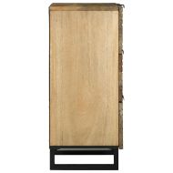 Страничен шкаф Кафяво 40 x 33 x 75 см мангово дърво масив
