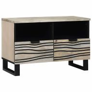 ТВ Единици с чекмедже Бяло 70 x 33 x 46 см Инженерно дърво