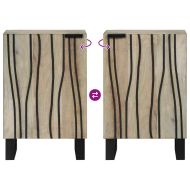 Шкаф за мивка в баня Бяло 38 x 33,5 x 58 см Инженерно дърво