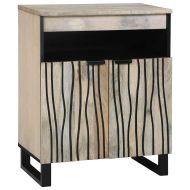 Шкафове и стелажи за съхранение на медии Бял и черен