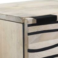 Шкафове и стелажи за съхранение на медии Бял и черен