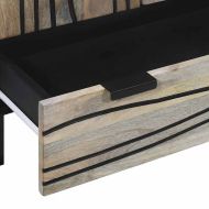 Шкафове и стелажи за съхранение на медии с чекмедже Бял и черен