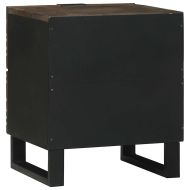 Нощен шкаф с чекмедже 2 pcs Орех 40 x 33 x 46 см