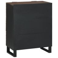 Служебен шкаф с чекмедже Кафяво 60 x 33.5 x 75 см