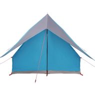Семейна палатка с покрив Синьо и сиво 315 x 286 x 200 см