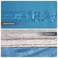 Семейна палатка с покрив Синьо и сиво 315 x 286 x 200 см