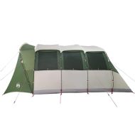 Семейна палатка с покрив Зелен и бял 576 x 325 x 213 см