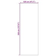 Мат за врата Друг Зелен и Черен 120 x 350 см Полиамид и PVC