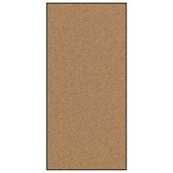 Мат за врата Друг Кремав и черен 120 x 250 cm Полиамид и PVC