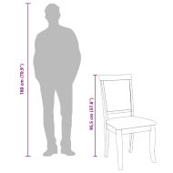 Трапезни столове с възглавници 2 бр Бяла масивна дървесина гума