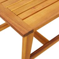 Странична маса Натурален маслен Солидно акациево дърво