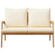 Градинска пейка Натурален маслен Солидно акациево дърво