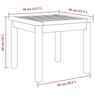 Странична маса Натурален маслен Солидно акациево дърво