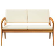 Градинска пейка Натурален маслен Солидно акациево дърво