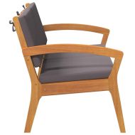 Градинска пейка Натурален маслен Солидно акациево дърво