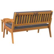 Бистро комплект 2 pcs Натурален маслен Солидно акациево дърво