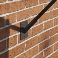 Държач за Знаме Черно 10,5 x 7,5 x 0,25 см Стомана