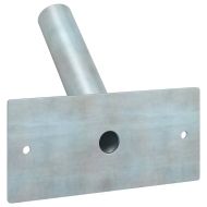 Държач за Знаме Сребрист 13 x 6 x 0,2 см Стомана