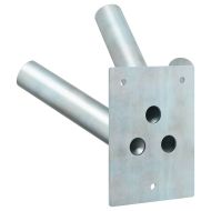 Държач за Знаме Сребрист 10,5 x 7,5 x 0,2 см Стомана