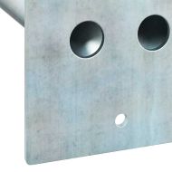 Държач за Знаме Сребрист 10,5 x 7,5 x 0,2 см Стомана