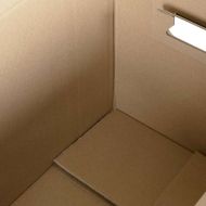 Кутия за преместване 20 бр. Натурално 59 x 31,5 x 31,5 см
